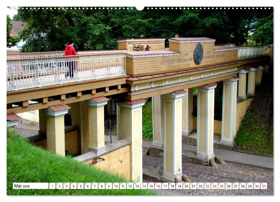 Malerisches Dorpat - Estlands Universitätsstadt Tartu (CALVENDO Wandkalender 2026)