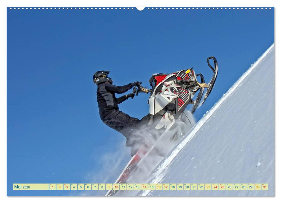 Schneemobil - so cool (CALVENDO Wandkalender 2026)