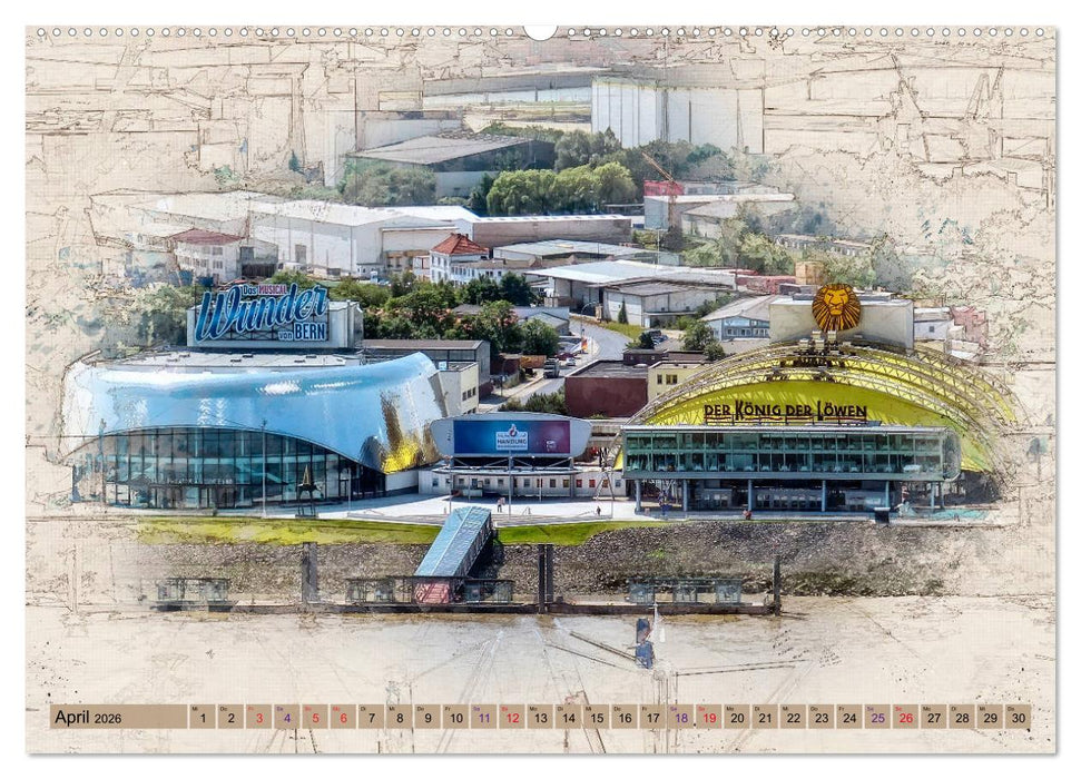 Hamburg für Genießer (CALVENDO Wandkalender 2026)