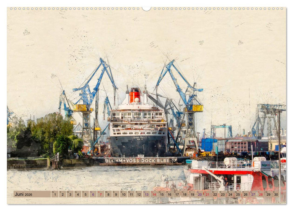 Hamburg für Genießer (CALVENDO Wandkalender 2026)