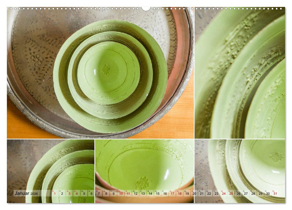 Boho - Keramik, modernes Steinzeug für Zuhause (CALVENDO Wandkalender 2026)