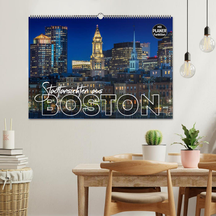 Stadtansichten aus Boston (CALVENDO Wandkalender 2026)