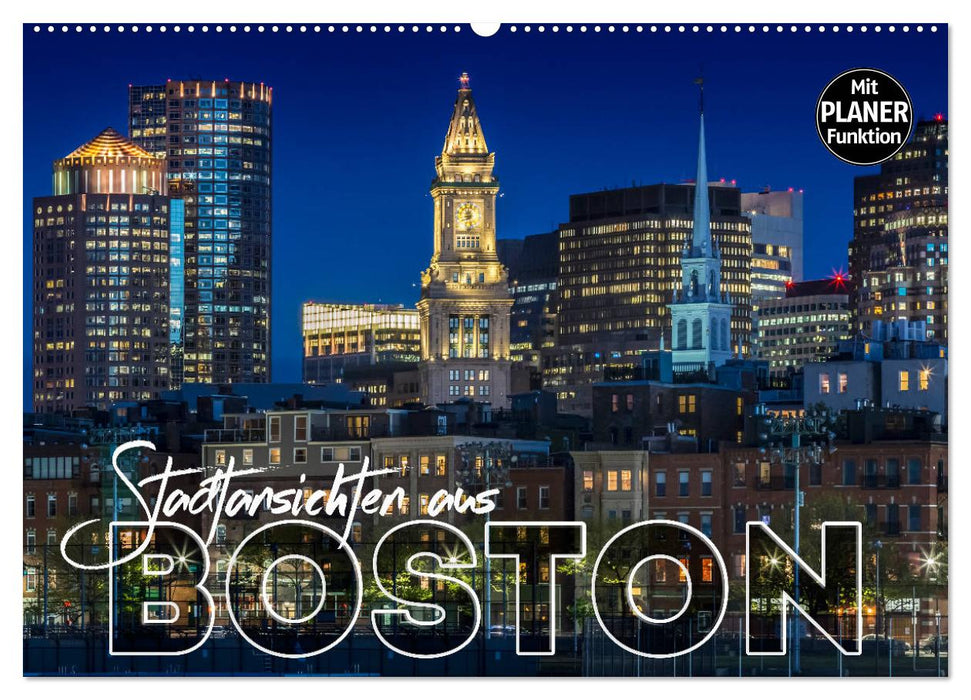 Stadtansichten aus Boston (CALVENDO Wandkalender 2026)