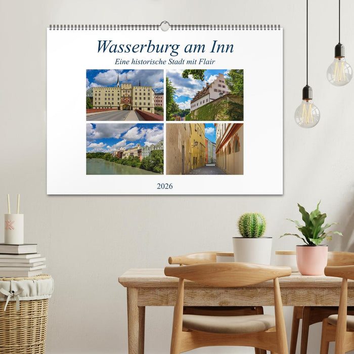 Wasserburg am Inn (CALVENDO Wandkalender 2026)