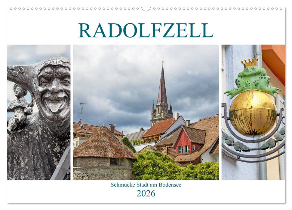 Radolfzell - schmucke Stadt am Bodensee (CALVENDO Wandkalender 2026)