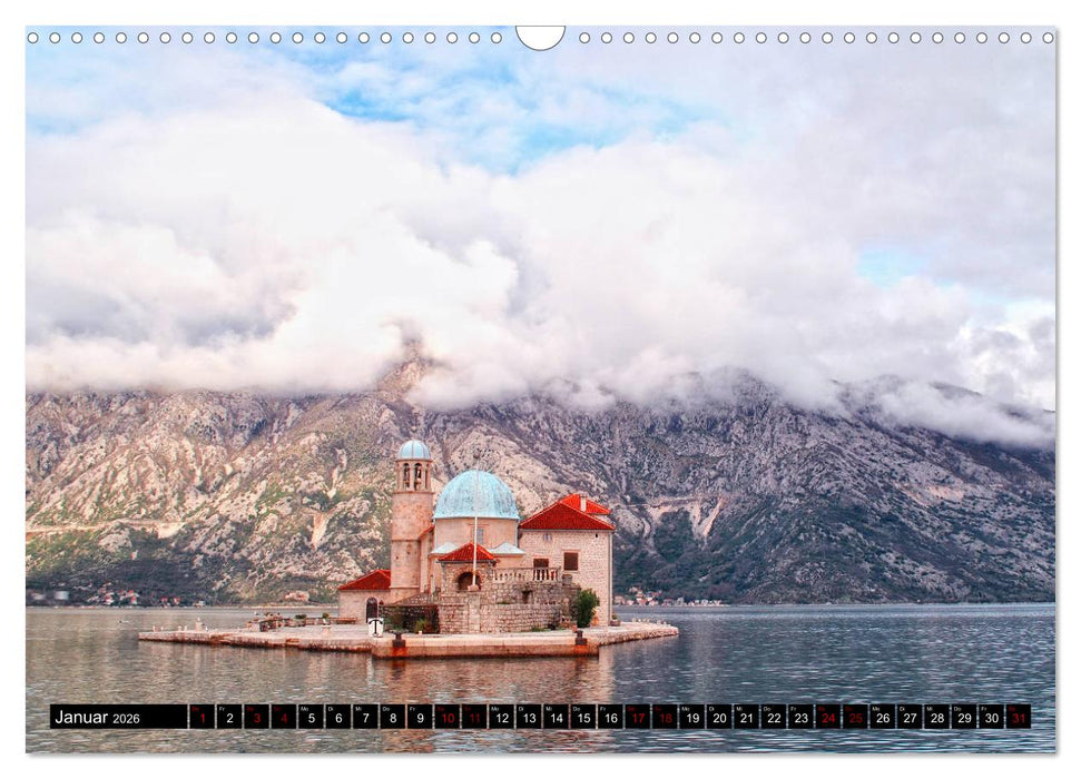 Unterwegs in Montenegro (CALVENDO Wandkalender 2026)
