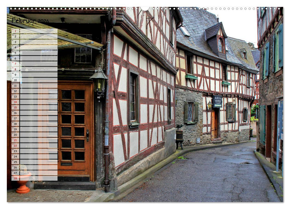 Von Lahnstein bis Rüdesheim - Am wunderschönen Mittelrhein (CALVENDO Wandkalender 2026)