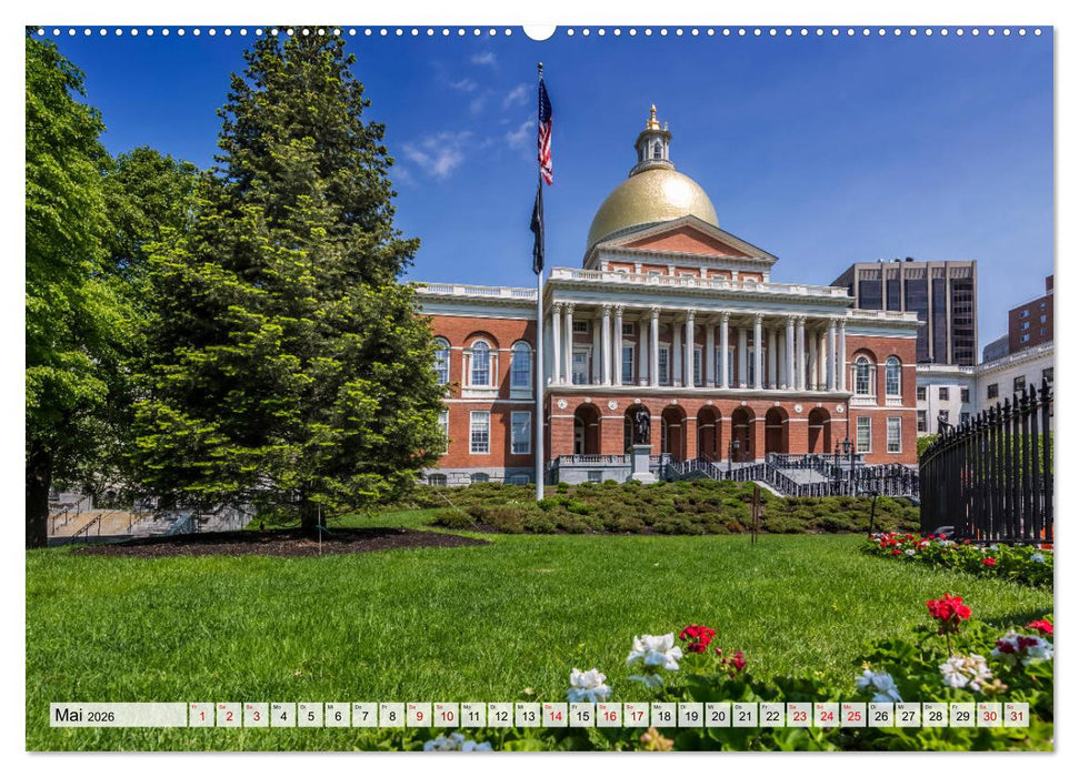 Stadtansichten aus Boston (CALVENDO Wandkalender 2026)