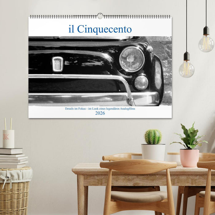 il Cinquecento - Details im Fokus - im Look eines legendären Analogfilms (CALVENDO Wandkalender 2026)