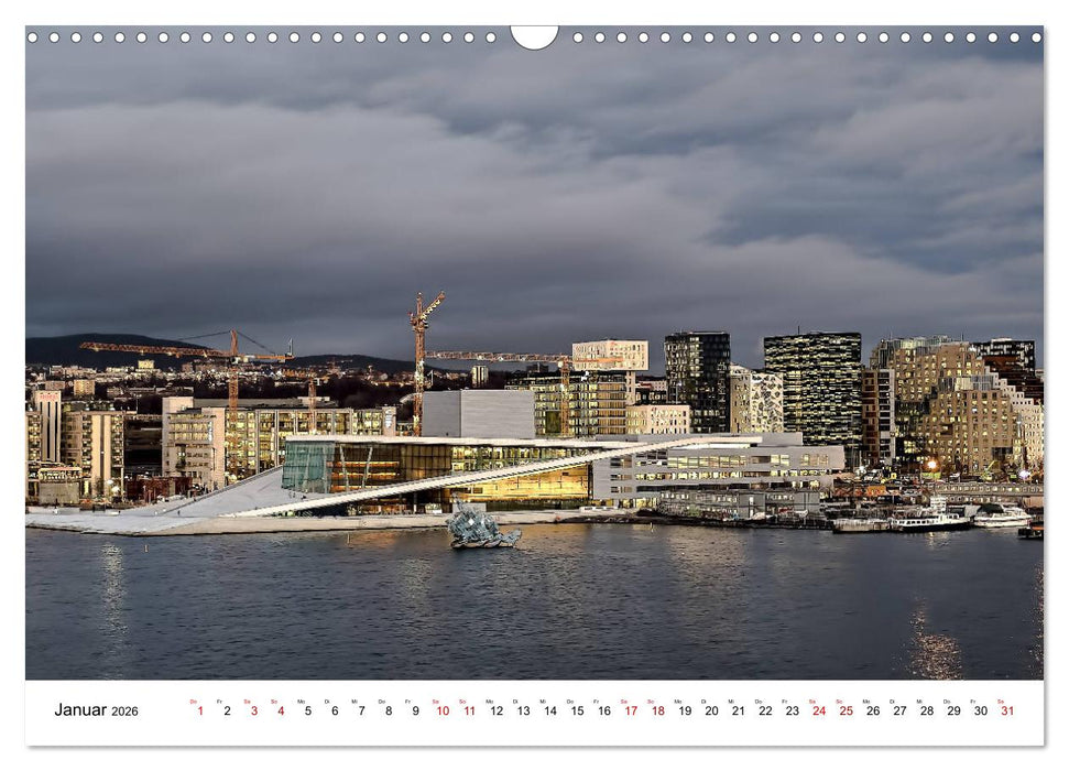 Opera Oslo (CALVENDO Wandkalender 2026)