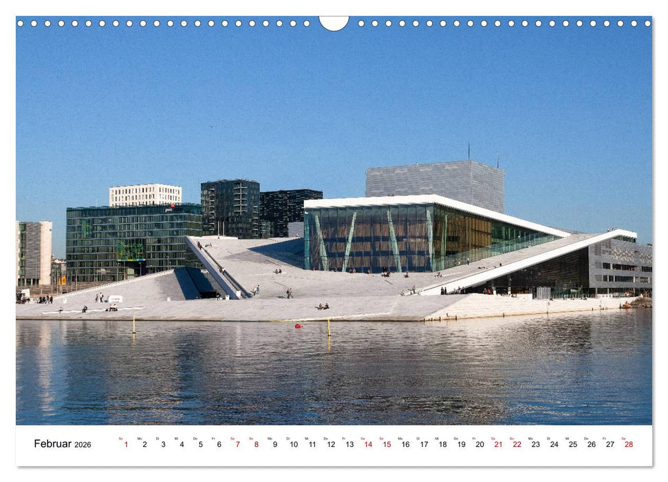 Opera Oslo (CALVENDO Wandkalender 2026)