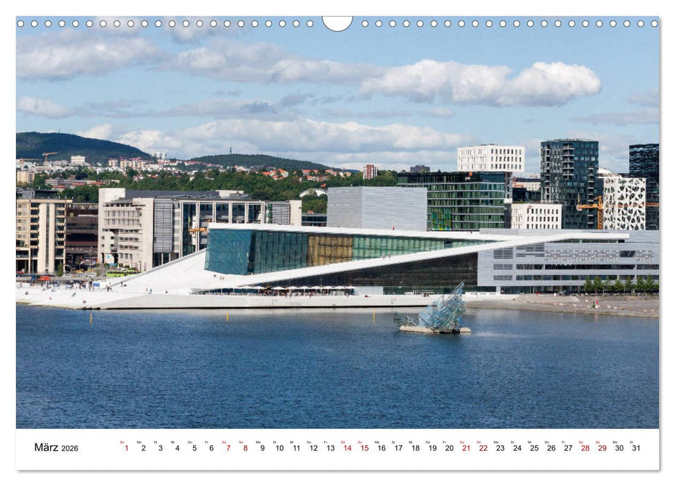 Opera Oslo (CALVENDO Wandkalender 2026)