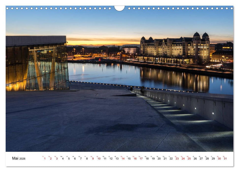 Opera Oslo (CALVENDO Wandkalender 2026)