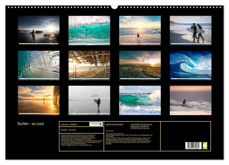 Surfen - so cool (CALVENDO Wandkalender 2026)