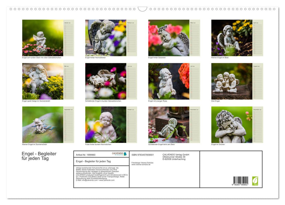 Engel - Begleiter für jeden Tag (CALVENDO Wandkalender 2026)