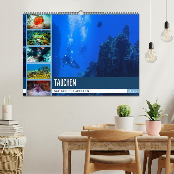 Tauchen auf den Sychellen (CALVENDO Wandkalender 2026)