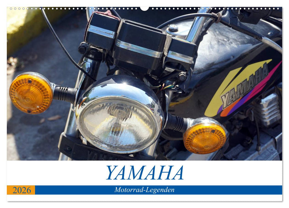 YAMAHA - Motorrad-Legenden (CALVENDO Wandkalender 2026)