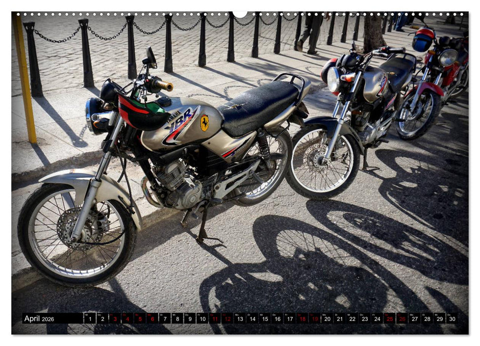 YAMAHA - Motorrad-Legenden (CALVENDO Wandkalender 2026)