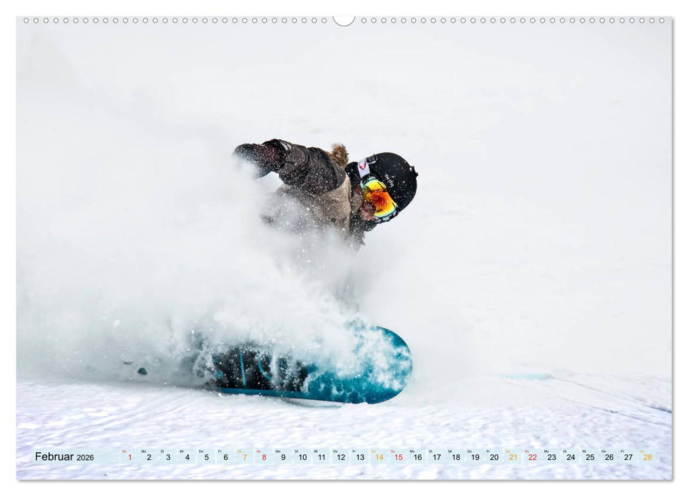 Snowboard - so cool (CALVENDO Wandkalender 2026)