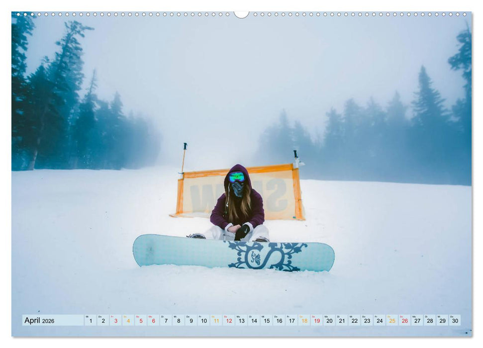 Snowboard - so cool (CALVENDO Wandkalender 2026)
