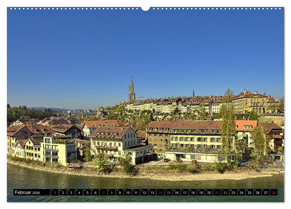 BERN - Vom Bärengraben bis Zytglogge (CALVENDO Premium Wandkalender 2026)