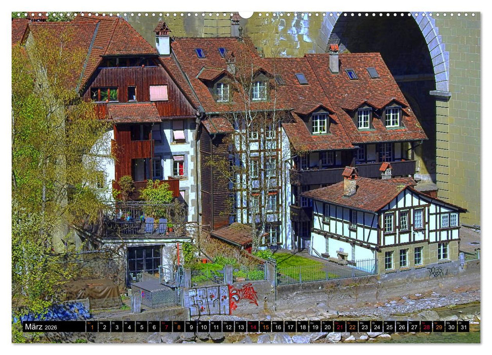 BERN - Vom Bärengraben bis Zytglogge (CALVENDO Premium Wandkalender 2026)