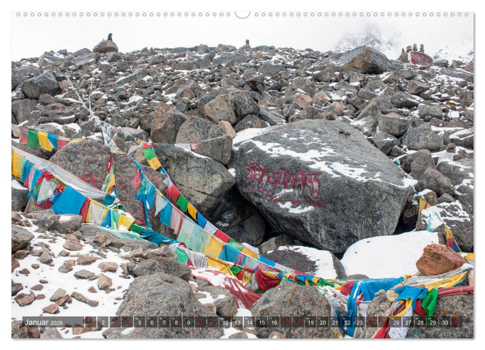 Om Mani Padme Hum – Mantra des Chenrezig (CALVENDO Wandkalender 2026)