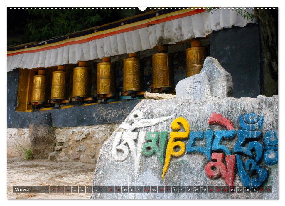 Om Mani Padme Hum – Mantra des Chenrezig (CALVENDO Wandkalender 2026)