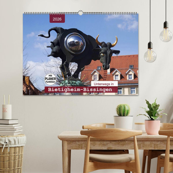 Unterwegs in Bietigheim-Bissingen (CALVENDO Wandkalender 2026)