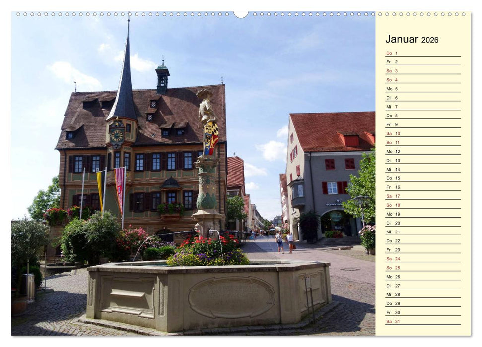Unterwegs in Bietigheim-Bissingen (CALVENDO Wandkalender 2026)