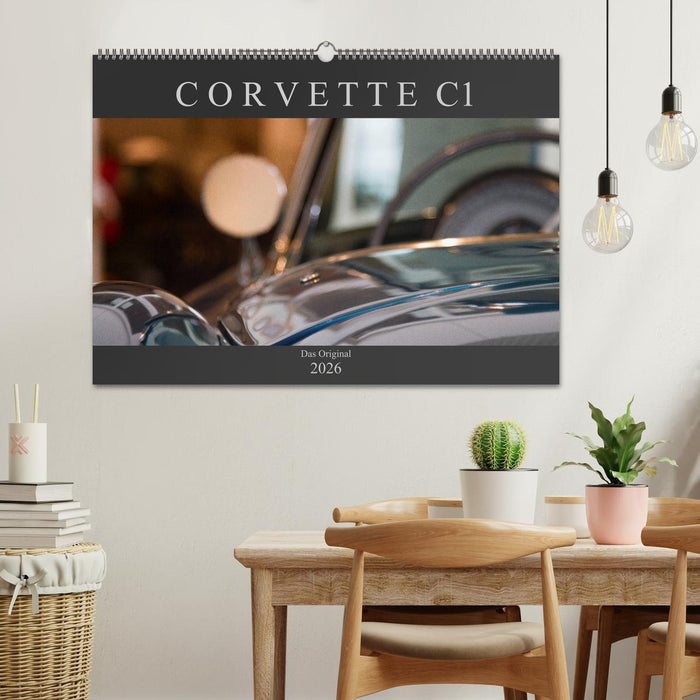 Corvette C1 - Das Original (CALVENDO Wandkalender 2026)