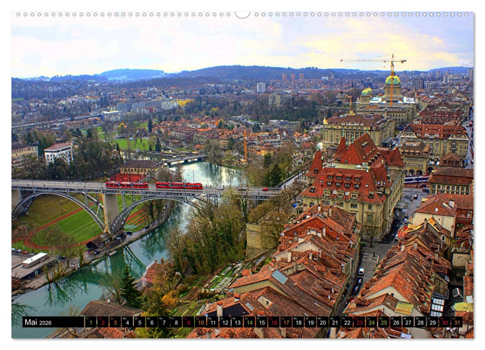 BERN - Vom Bärengraben bis Zytglogge (CALVENDO Wandkalender 2026)