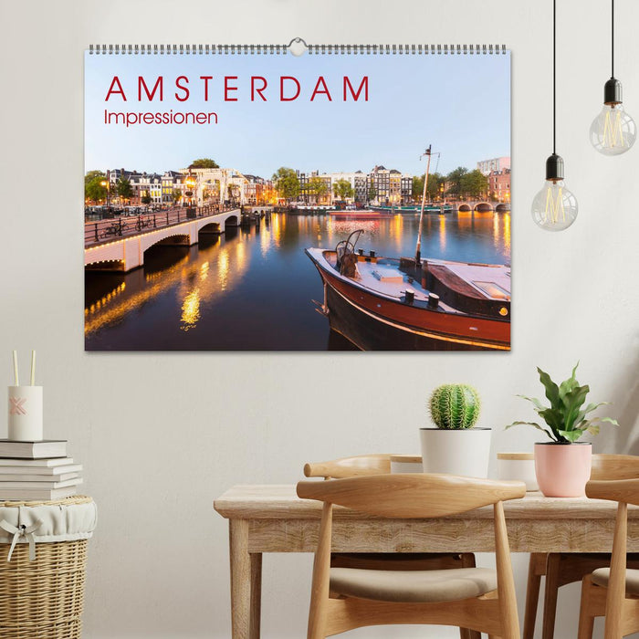 AMSTERDAM Impressionen (CALVENDO Wandkalender 2026)
