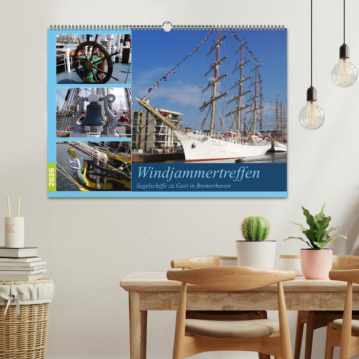 Windjammertreffen - Segelschiffe zu Gast in Bremerhaven (CALVENDO Wandkalender 2026)