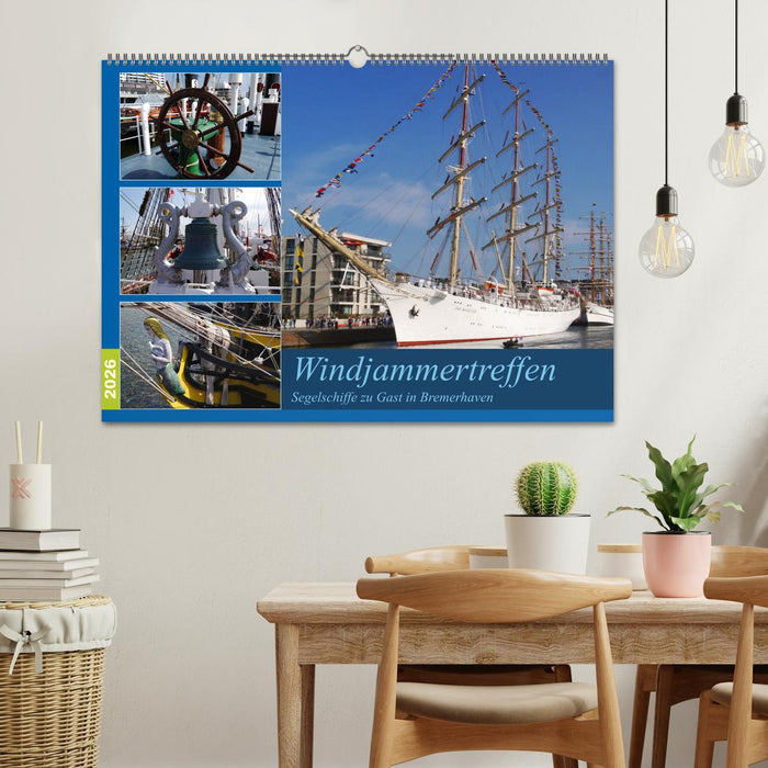 Windjammertreffen - Segelschiffe zu Gast in Bremerhaven (CALVENDO Wandkalender 2026)