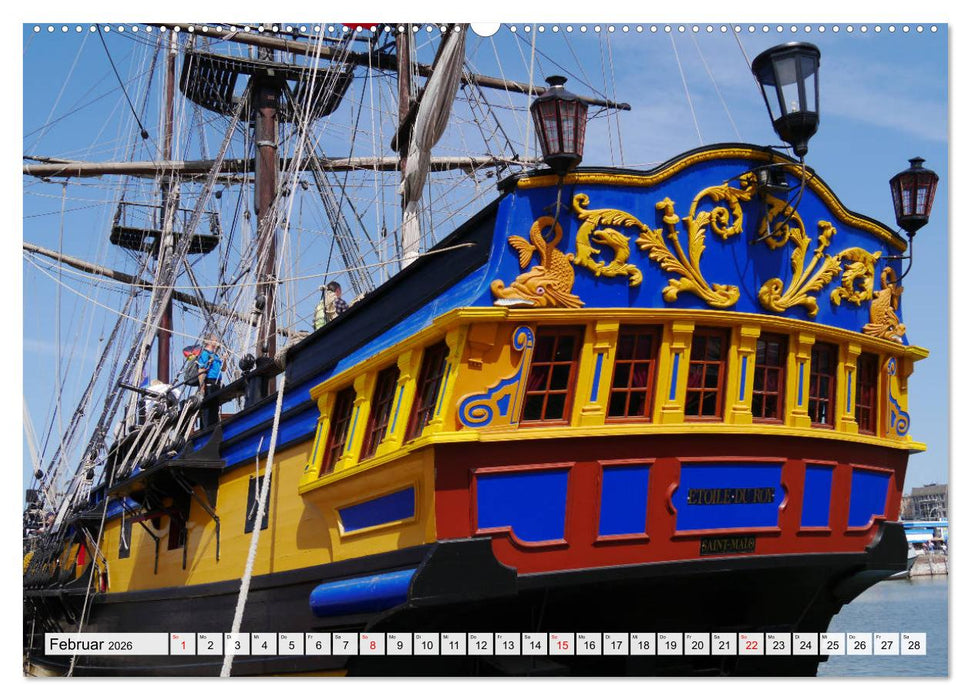 Windjammertreffen - Segelschiffe zu Gast in Bremerhaven (CALVENDO Wandkalender 2026)