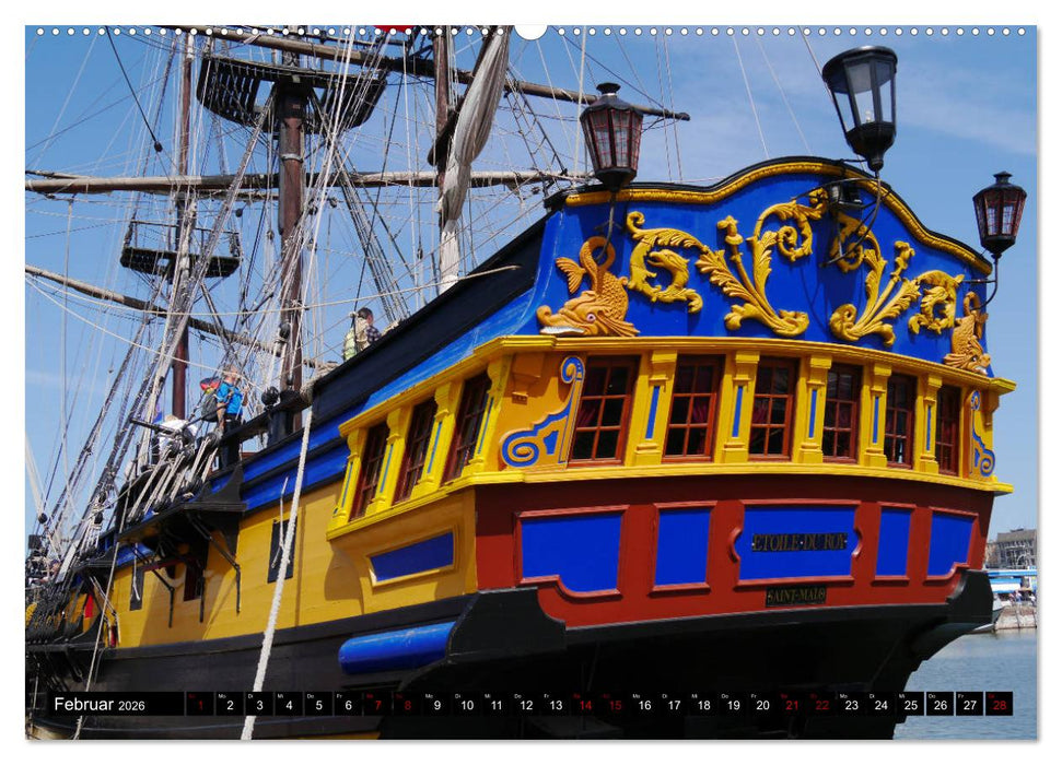 Windjammertreffen - Segelschiffe zu Gast in Bremerhaven (CALVENDO Wandkalender 2026)