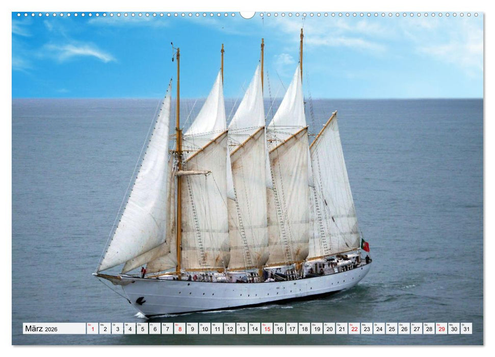 Windjammertreffen - Segelschiffe zu Gast in Bremerhaven (CALVENDO Wandkalender 2026)