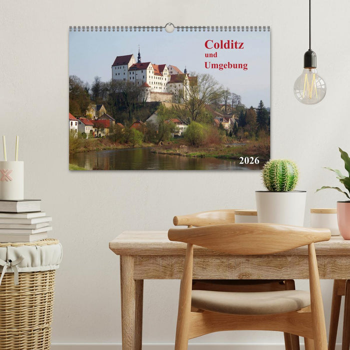 Colditz und Umgebung (CALVENDO Wandkalender 2026)