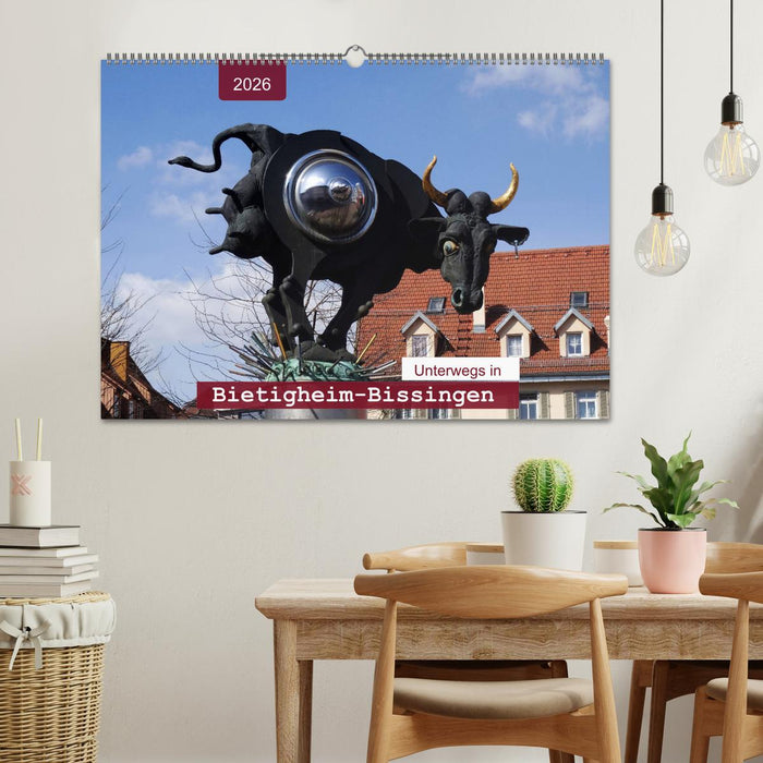 Unterwegs in Bietigheim-Bissingen (CALVENDO Wandkalender 2026)