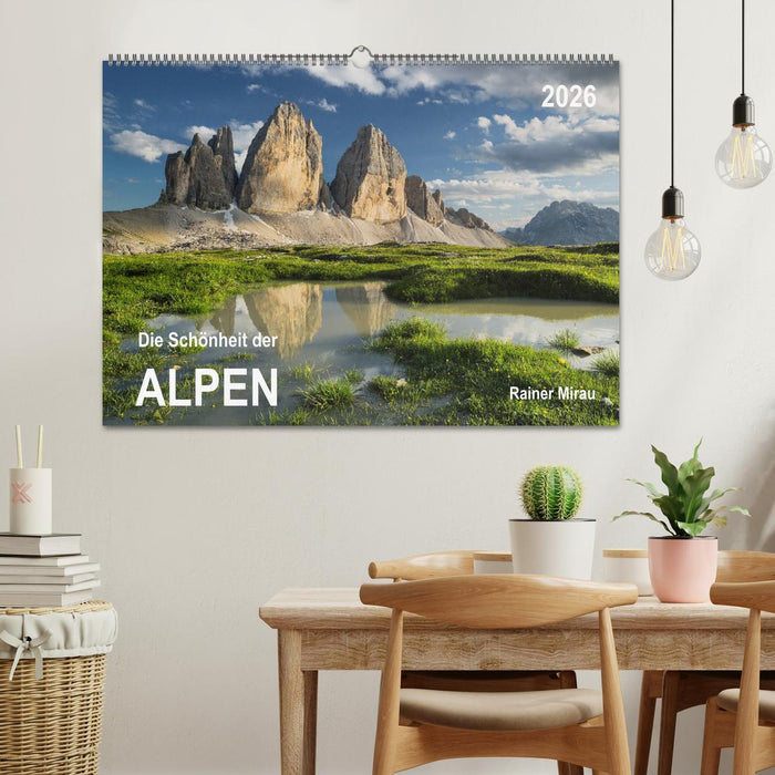 Die Schönheit der Alpen (CALVENDO Wandkalender 2026)