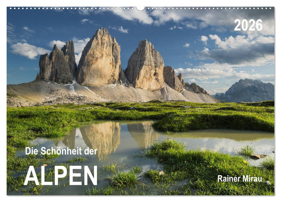 Die Schönheit der Alpen (CALVENDO Wandkalender 2026)