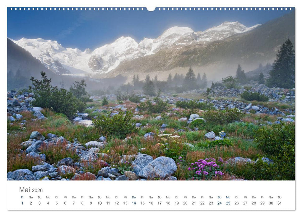 Die Schönheit der Alpen (CALVENDO Wandkalender 2026)
