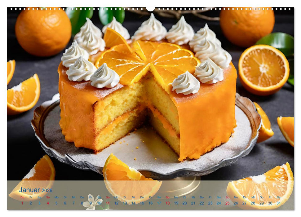 Tortenträume - Traumtorten (CALVENDO Premium Wandkalender 2026)