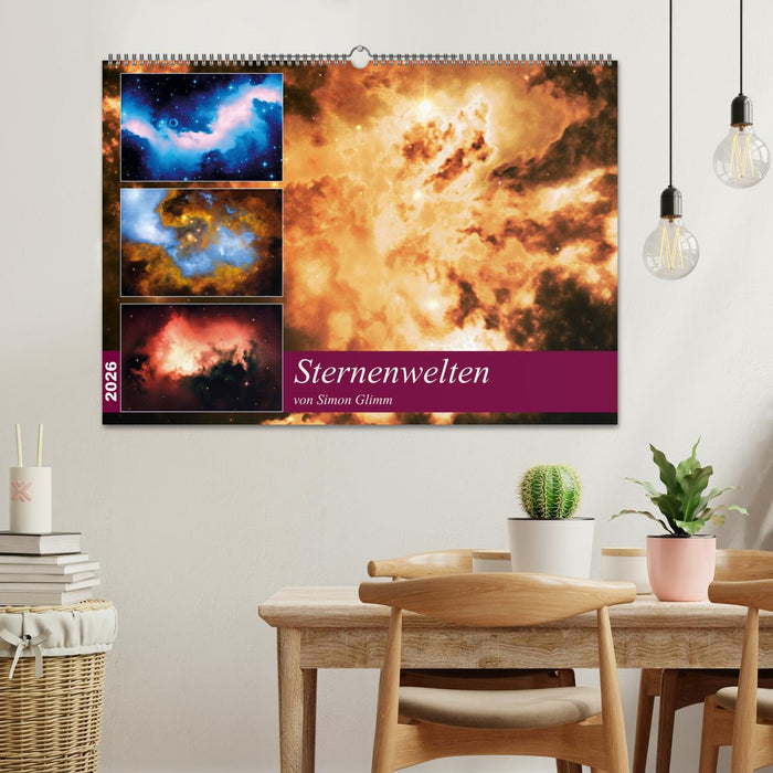 Sternenwelten (CALVENDO Wandkalender 2026)
