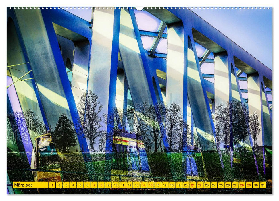 Karlsruhe mal 2 (CALVENDO Wandkalender 2026)