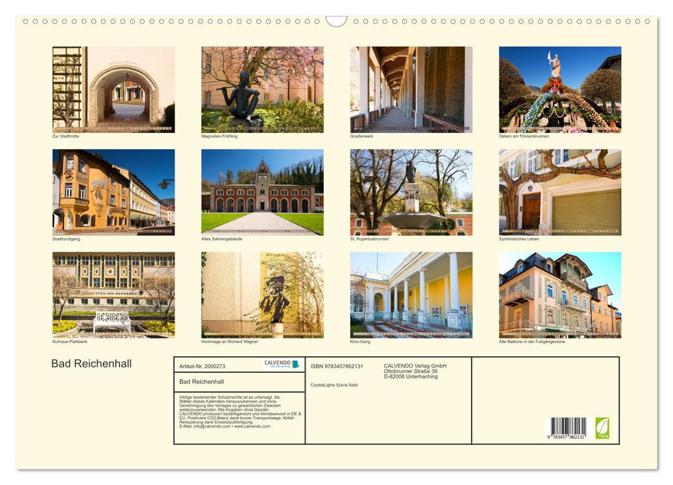 Bad Reichenhall (CALVENDO Wandkalender 2026)