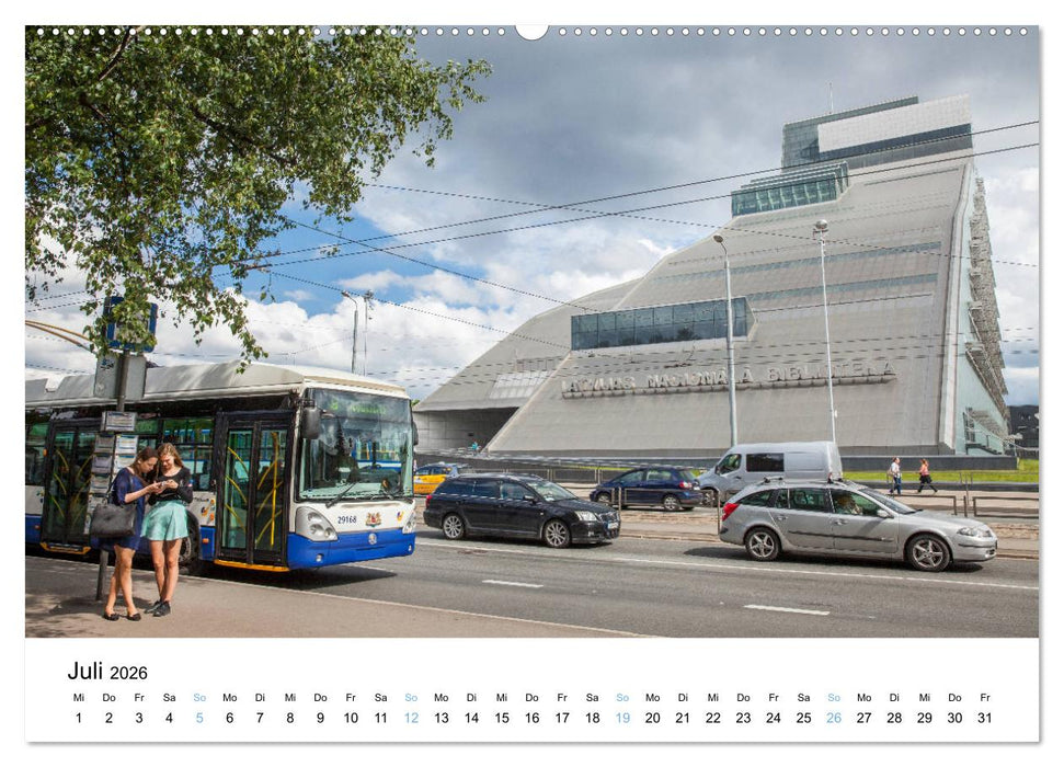 Riga - Metropole des Baltikums (CALVENDO Premium Wandkalender 2026)