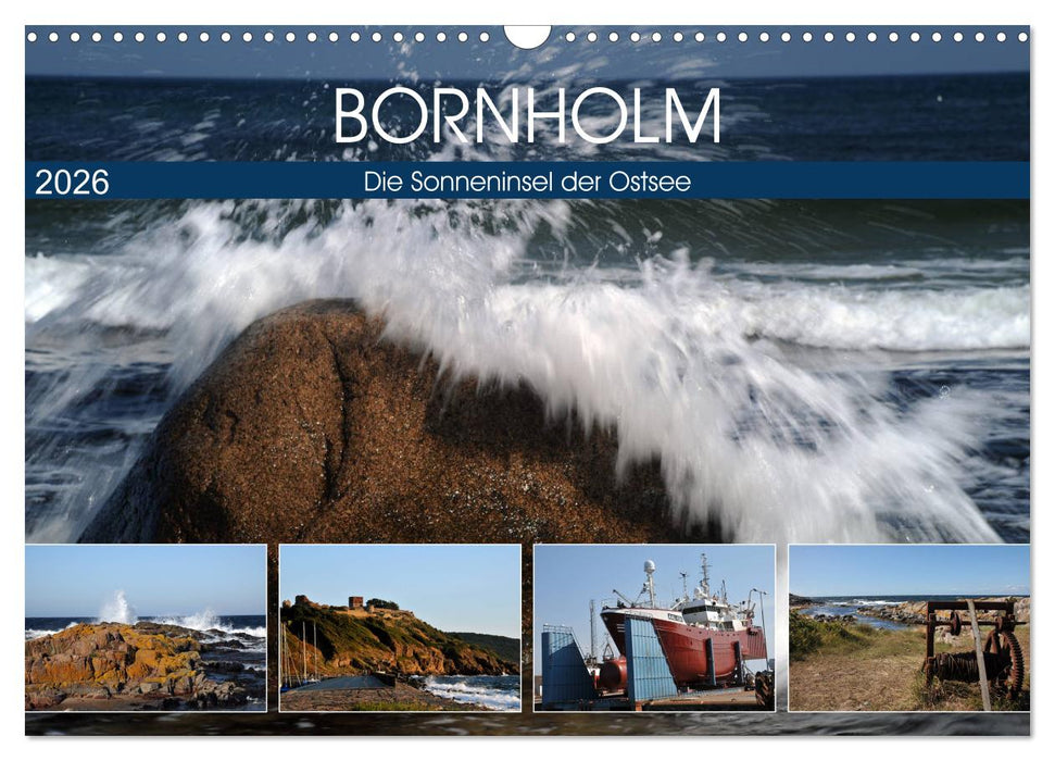 Bornholm - Sonneninsel der Ostsee (CALVENDO Wandkalender 2026)