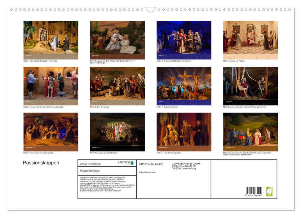 Passionskrippen (CALVENDO Wandkalender 2026)